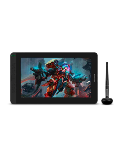 MESA DIGITALIZADORA GS1331 HUION KAMVAS COM SUPORTE - TAMANHO 13", TELA FULL HD, PRETO CÓSMICO, COM 8 BOTÕES PROGRAMÁVEIS
